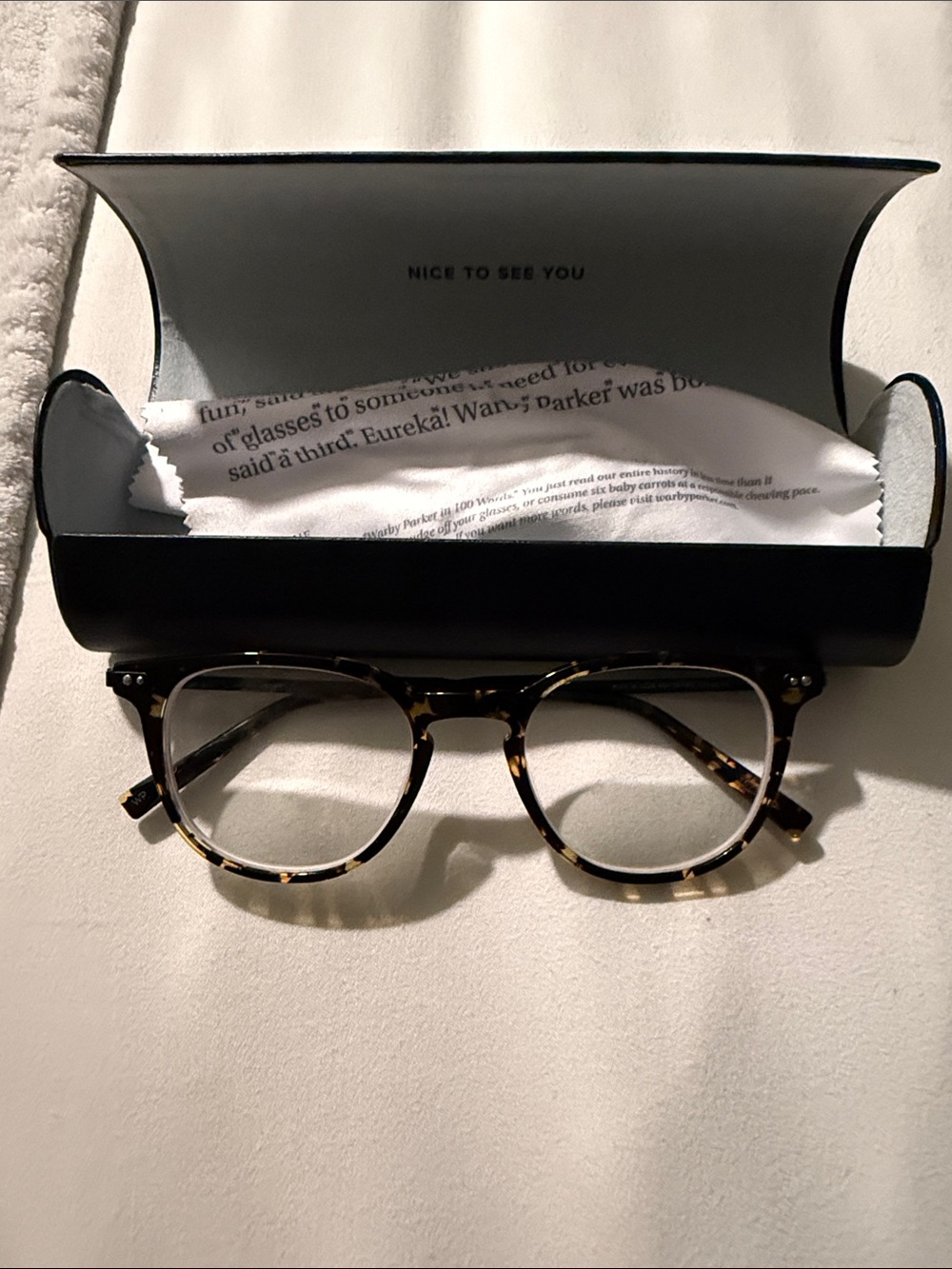 Warby Parker Tortoiseshell Round Optical Glasses